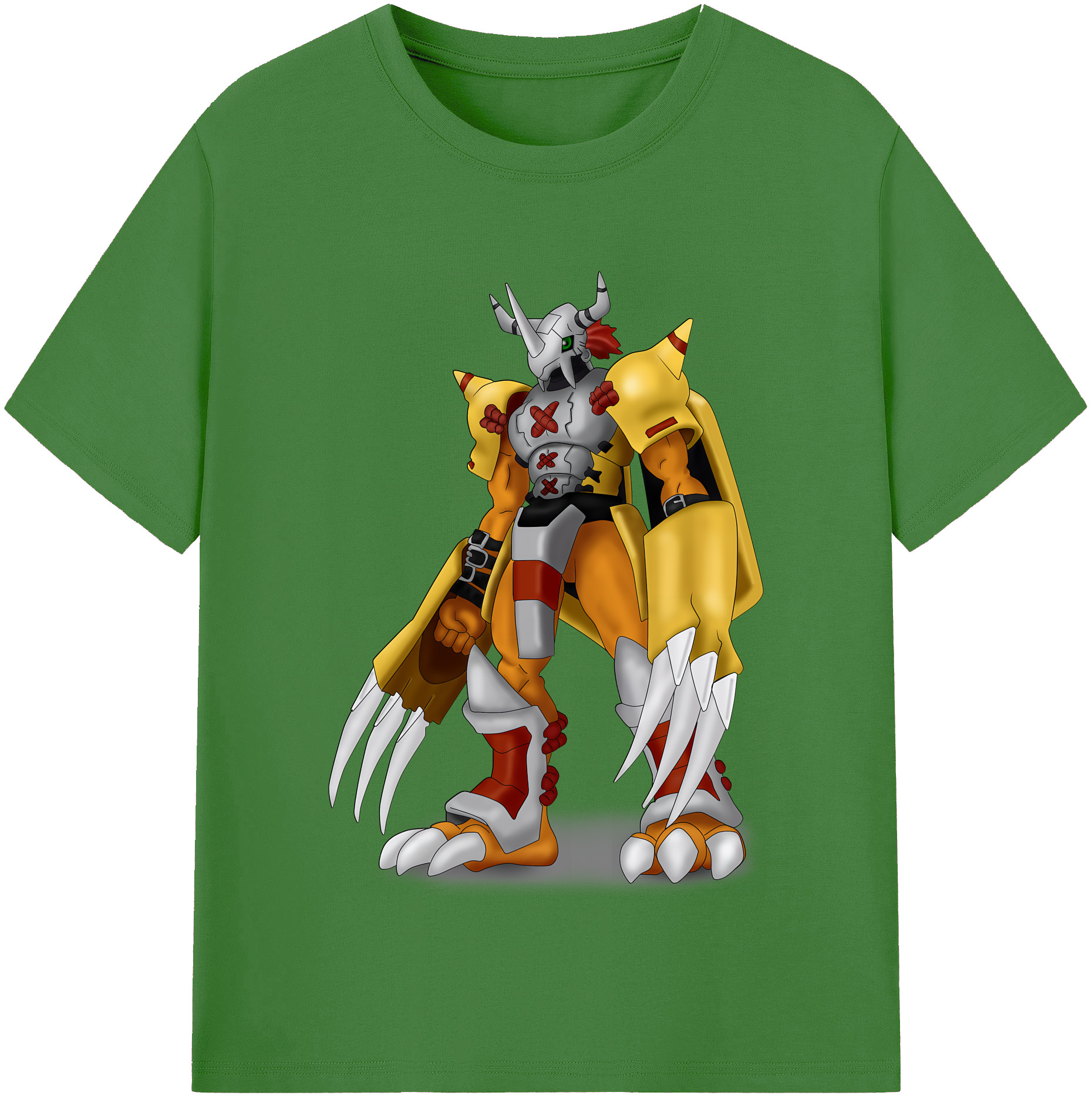 （画像用） Digimon デジタルモンスター/デジモン レディースカジュアルプリントTシャツ（綿100％）